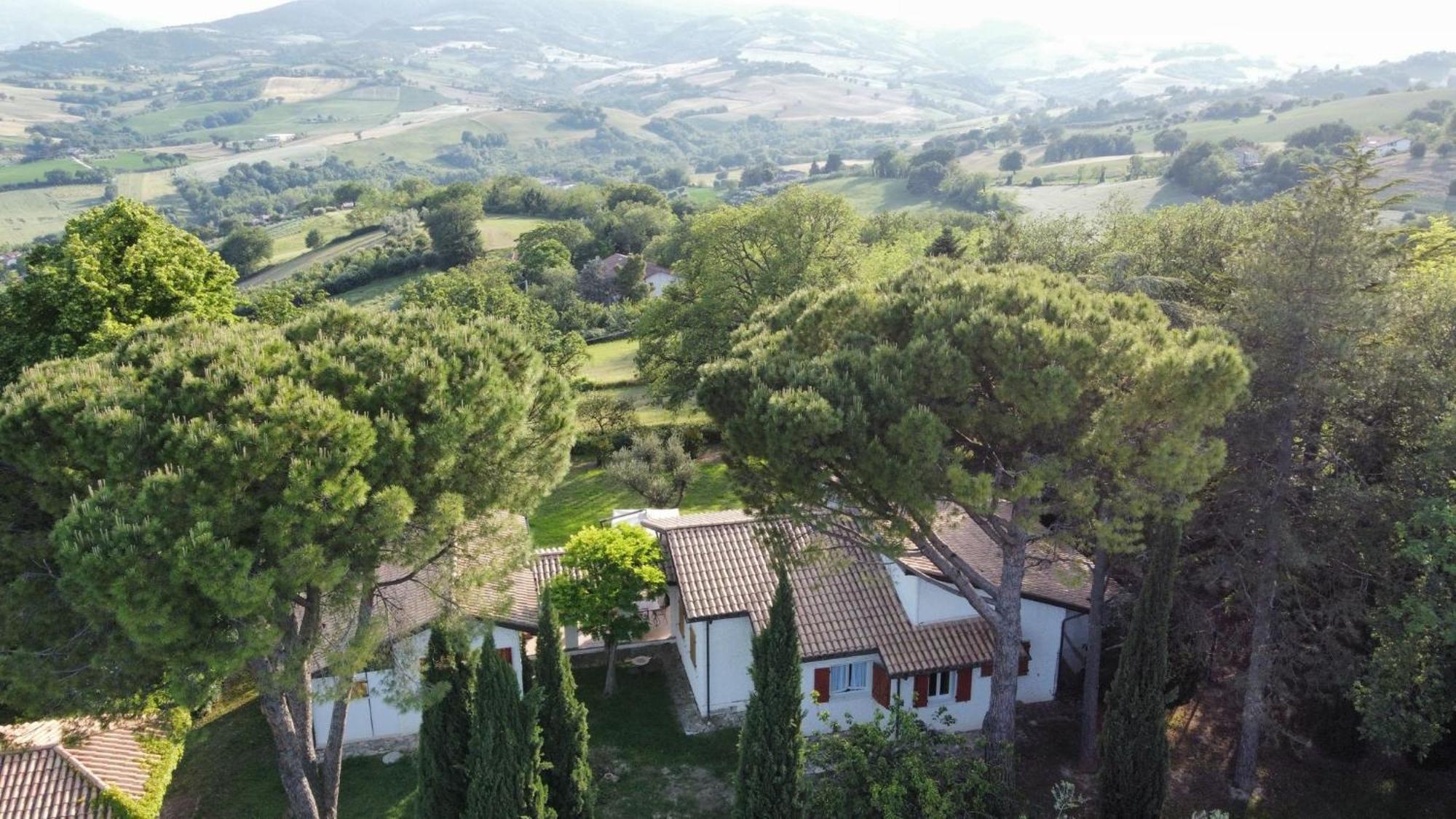La Villa Del Nonno Montefelcino Exteriér fotografie